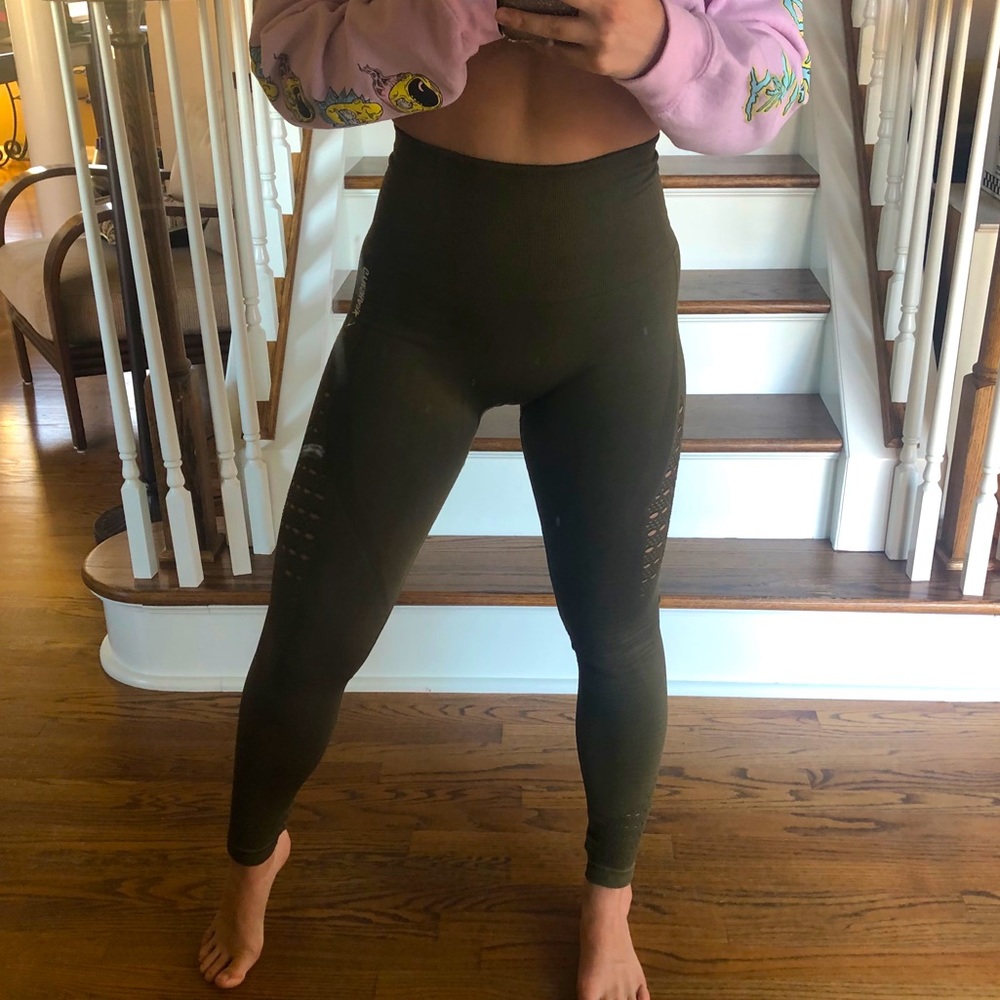 Gymshark energy seamless size small khaki